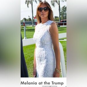 Melania Trump wore same line Dolce Gabbana NEW Lace Dress size 36-38
